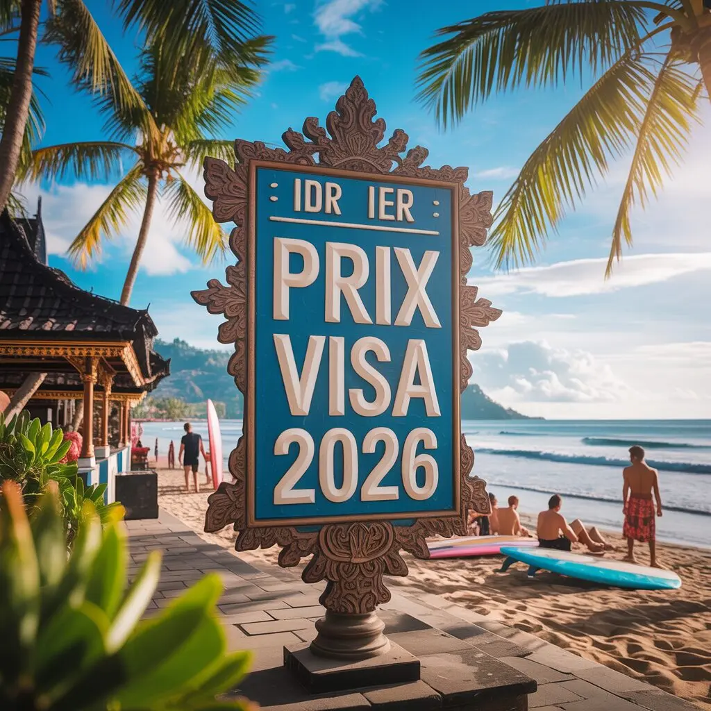 Prix Visa Bali 2026 : Tous les Tarifs en IDR et en Euros